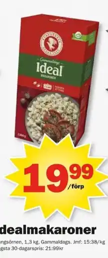 Pekås Ideal dealmakaroner erbjuda