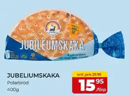 Matrix Butikerna Polarbröd jubileumskaka erbjuda