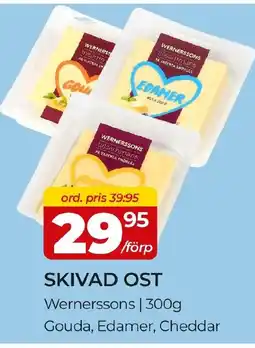 Matrix Butikerna Wernerssons skivad ost erbjuda