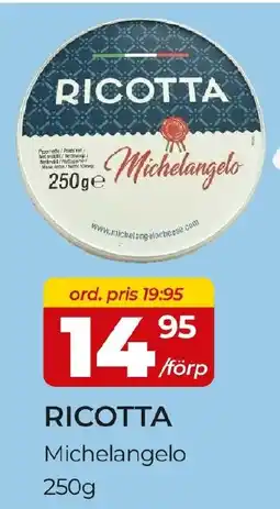 Matrix Butikerna Michelangelo ricotta erbjuda