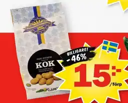 Pekås Kok fast potatis erbjuda