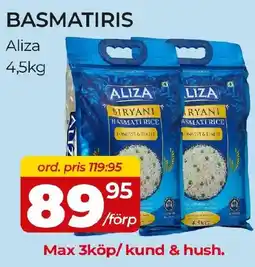 Matrix Butikerna Aliza basmatiris erbjuda