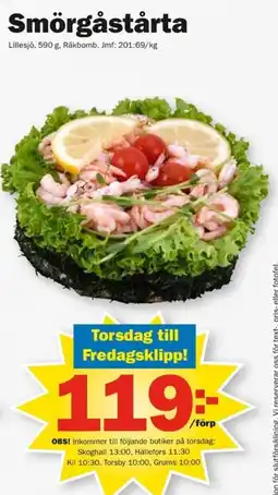 Pekås Smörgåstårta erbjuda