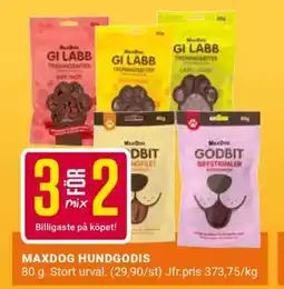 ÖoB MAXDOG HUNDGODIS erbjuda