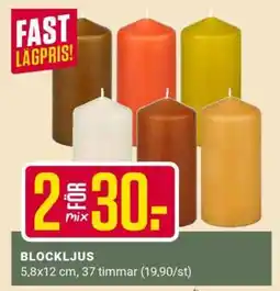 ÖoB Blockljus erbjuda