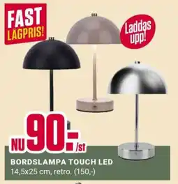 ÖoB BORDSLAMPA TOUCH LED erbjuda