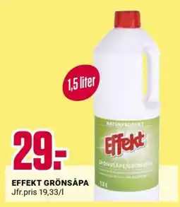 ÖoB EFFEKT GRÖNSÅPA erbjuda