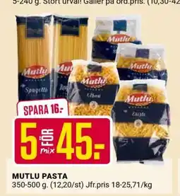 ÖoB Mutlu Pasta erbjuda