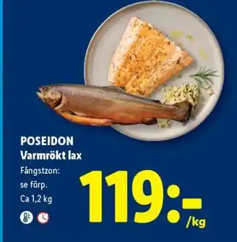 Poseidon Varmrökt lax