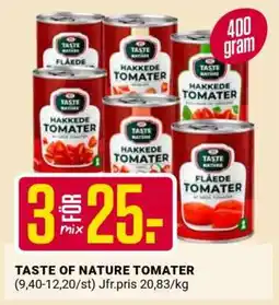 ÖoB TASTE OF NATURE TOMATER erbjuda