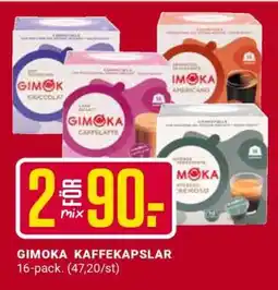 ÖoB GIMOKA KAFFEKAPSLAR erbjuda