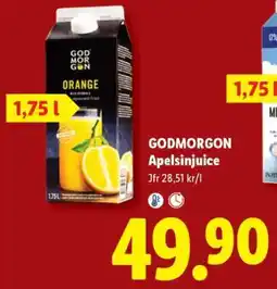 Lidl GODMORGON Apelsinjuice erbjuda
