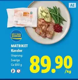 Lidl Matriket Kassler erbjuda