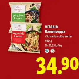 Lidl Vitasia Ramensoppa erbjuda