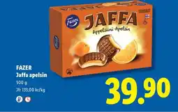Lidl Fazer Jaffa apelsin erbjuda