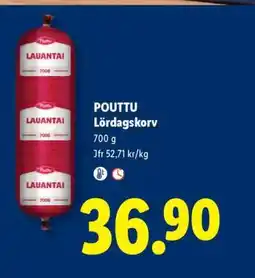 Lidl Pouttu lördagskorv erbjuda
