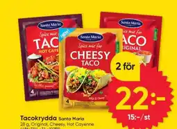 DollarStore Tacokrydda Santa Maria erbjuda