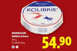 Lidl WERNESSON Kolibrie brieost erbjuda