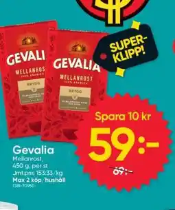 DollarStore GEVALIA MELLANROST erbjuda
