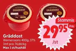 Nya Pulsen Wernerssons Gräddost erbjuda