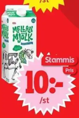 Nya Pulsen Ica mellanmjölk erbjuda