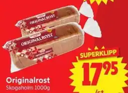 Nya Pulsen Originalrost erbjuda