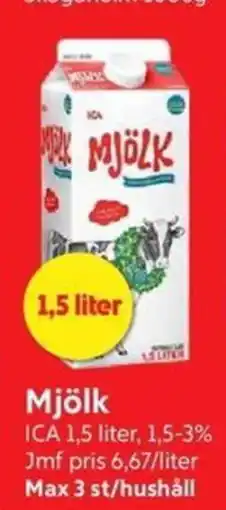 Nya Pulsen Ica mjölk erbjuda