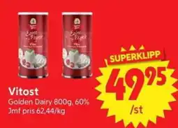 Nya Pulsen Vitost Golden Dairy erbjuda