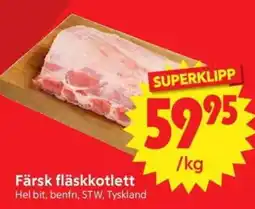 Nya Pulsen Färsk fläskkotlett erbjuda