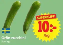 Nya Pulsen Grön zucchini erbjuda