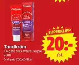 Nya Pulsen Colgate tandkräm erbjuda