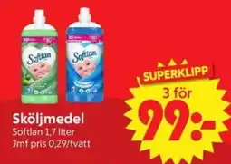 Nya Pulsen Softlan sköljmedel erbjuda