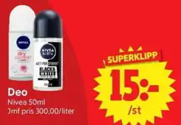 Nya Pulsen Nivea deo erbjuda
