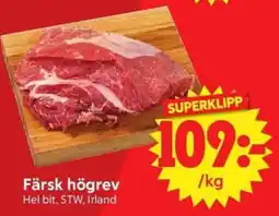 Nya Pulsen Färsk högrev erbjuda