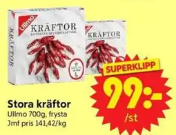 Nya Pulsen Ullmo kräftor erbjuda