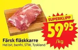 Nya Pulsen Färsk fläskkarre erbjuda
