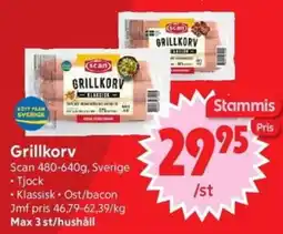 Nya Pulsen Scan grillkorv erbjuda