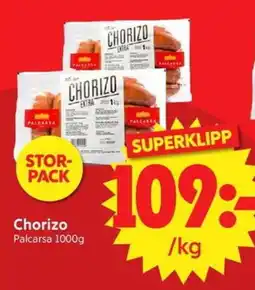 Nya Pulsen Chorizo Palcarsa erbjuda