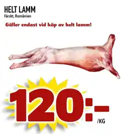 Rinkeby Matcenter Helt lamm erbjuda