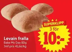 Nya Pulsen Levain fralla erbjuda