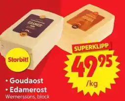 Nya Pulsen Wernerssons goudaost edamerost erbjuda