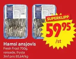 Nya Pulsen Fresh Frost Hamsi ansjovis erbjuda