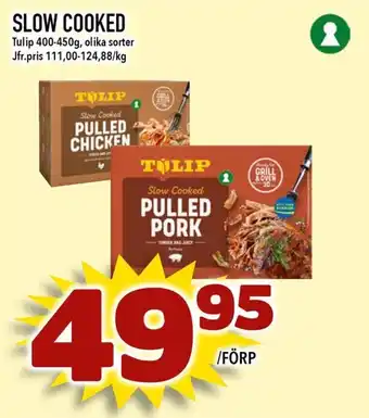Tulip slow cooked pulled pork