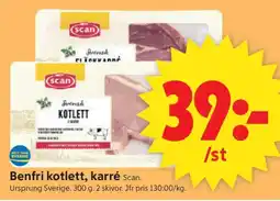 ICA Supermarket Scan benfri kotlett karré erbjuda