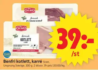 Scan benfri kotlett karré