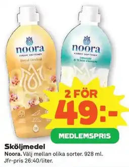 Coop Konsum Noora sköljmedel erbjuda