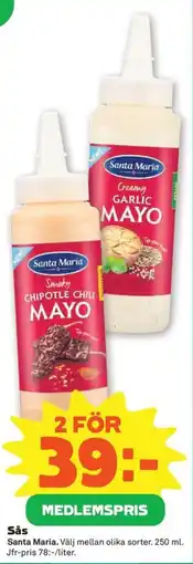Coop Konsum Santa Maria mayo erbjuda
