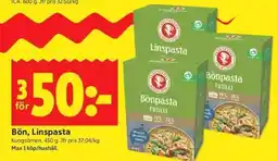 ICA Kvantum Bön, Linspasta erbjuda