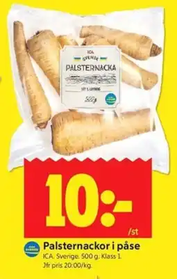 ICA Kvantum Palsternackor erbjuda