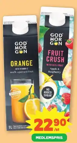 Coop Konsum God morgon fruit crush apple & raspberry erbjuda